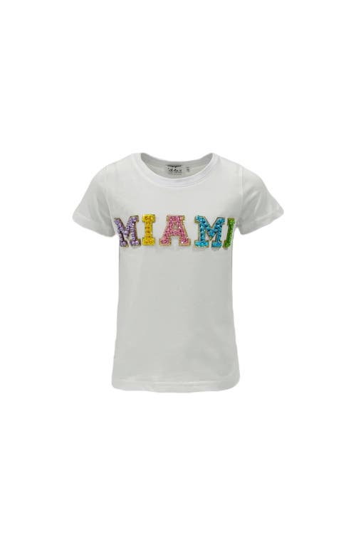 LOLA + THE BOYS LOLA + THE BOYS CRYSTAL MIAMI T-SHIRT 