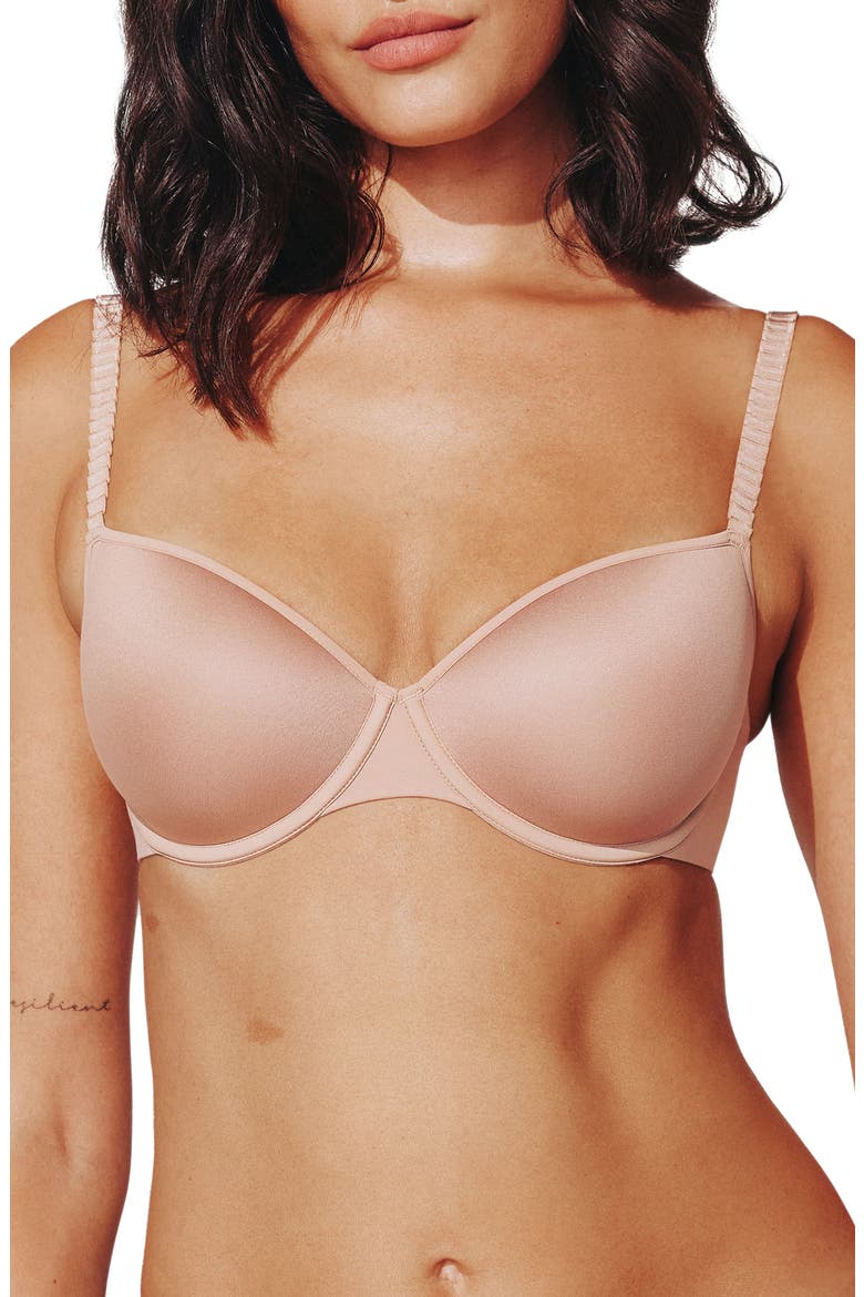 24/7® Classic Underwire T-Shirt Bra, Main, color, TAUPE