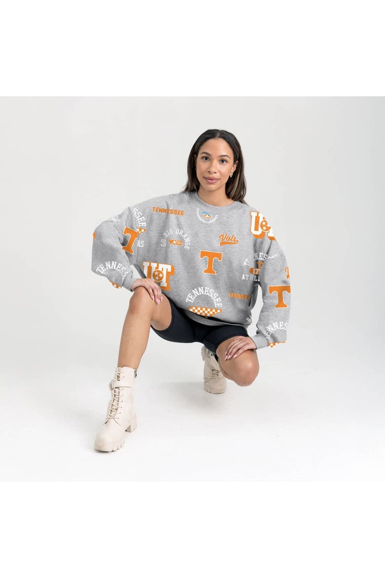 Women's Gameday Couture Gray Tennessee Volunteers Always on Repeat Fleece Sweatshirt, Alternate, color, Gray