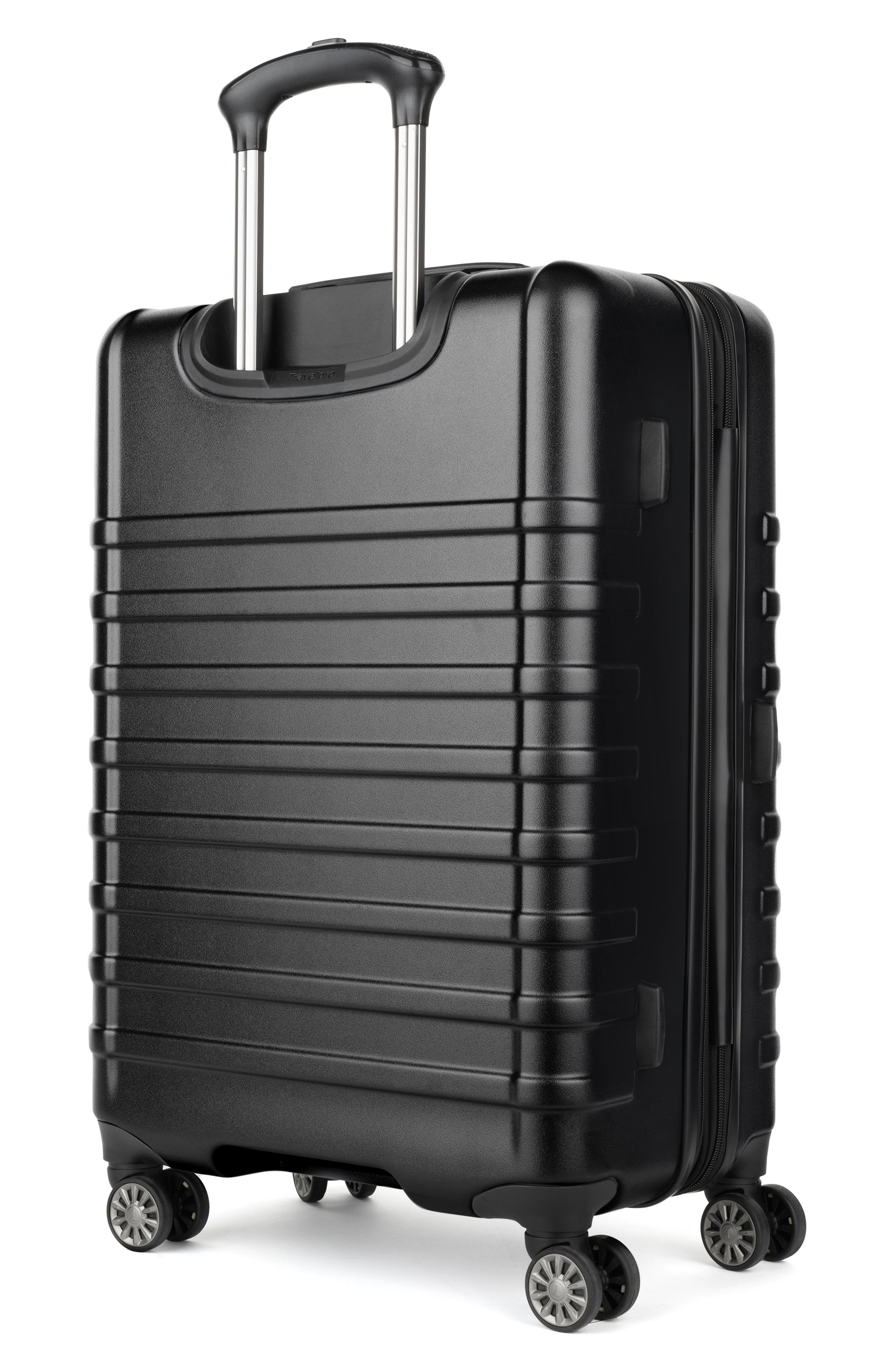 TRAVELPRO Rollmaster<sup>™</sup> Lite 2 24-Inch Expandable Medium Checked Hardside Spinner Luggage, Alternate, color, Black Matte