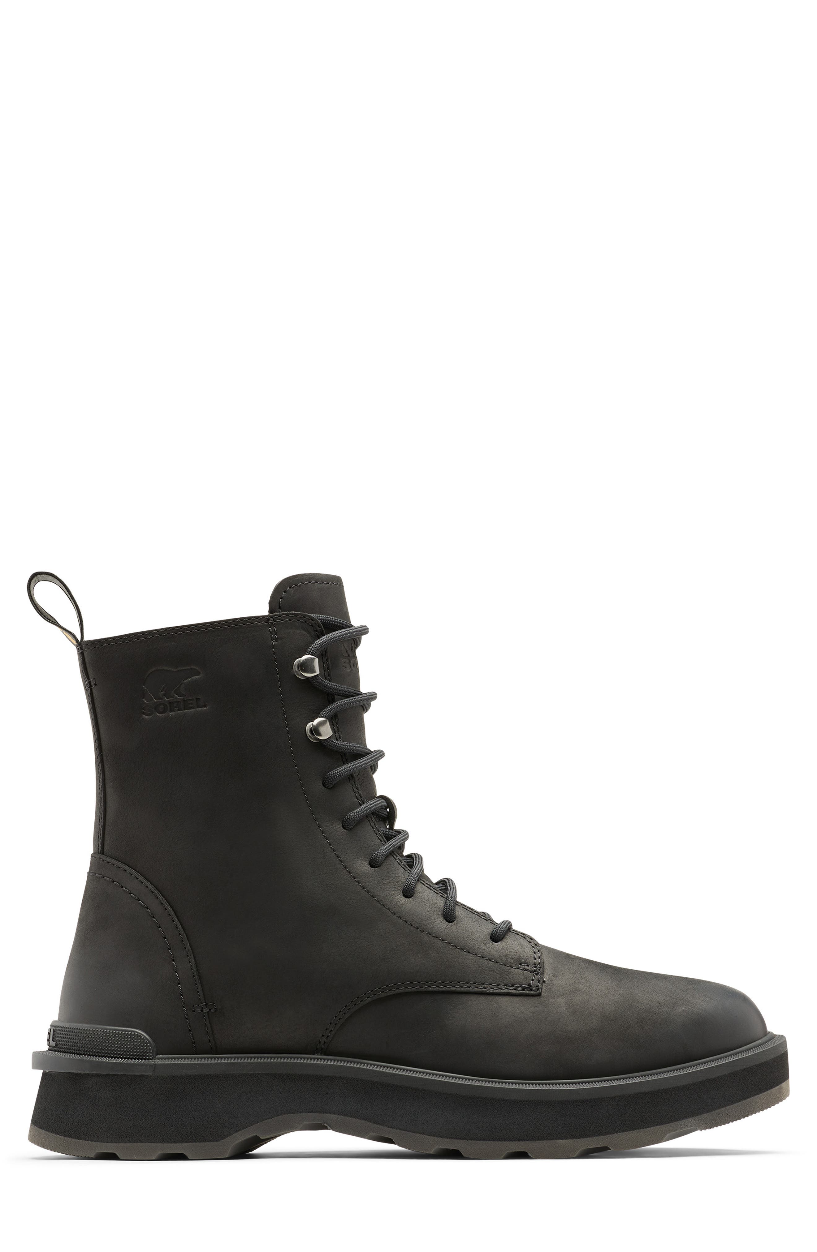 SOREL Hi-Line Waterproof Lace-Up Boot, Alternate, color, 