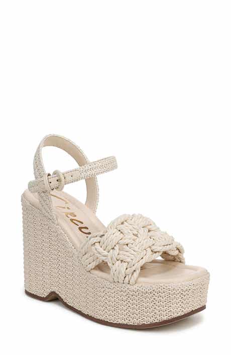 Jackie Ankle Strap Platform Wedge Sandal
