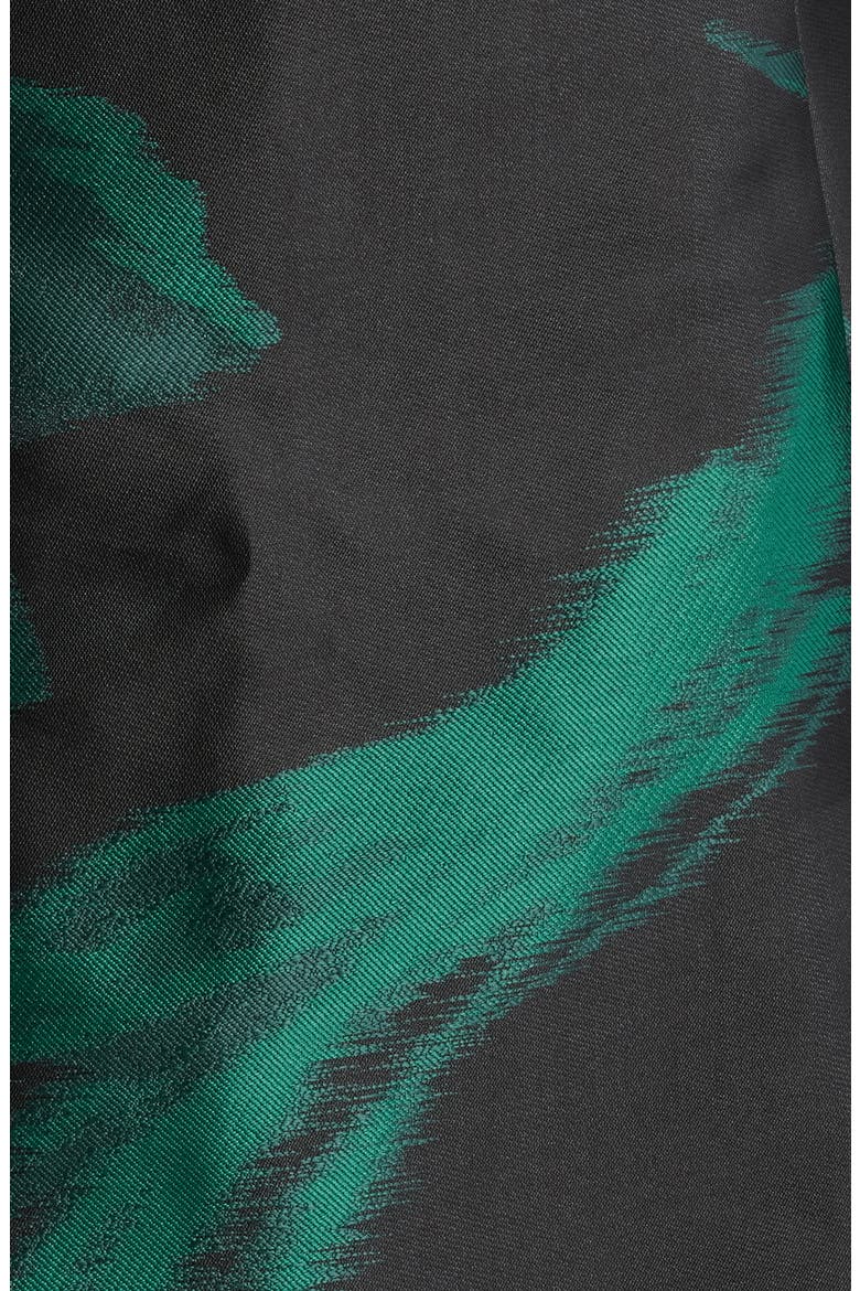 Floral Sleeveless Midi Dress, Alternate, color, DEEP JADE / ANNE BLACK