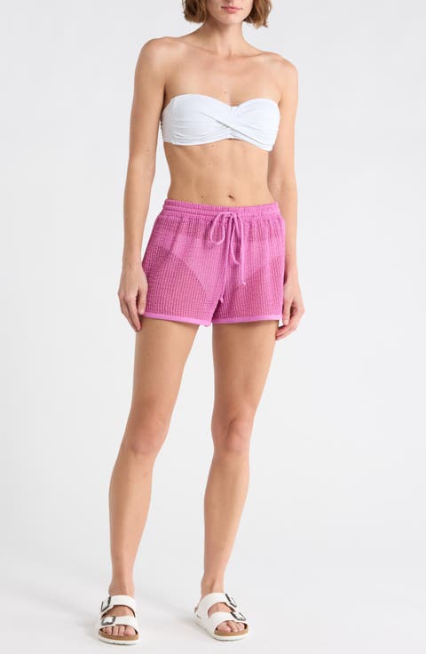 Knit Dolphin Hem SHorts