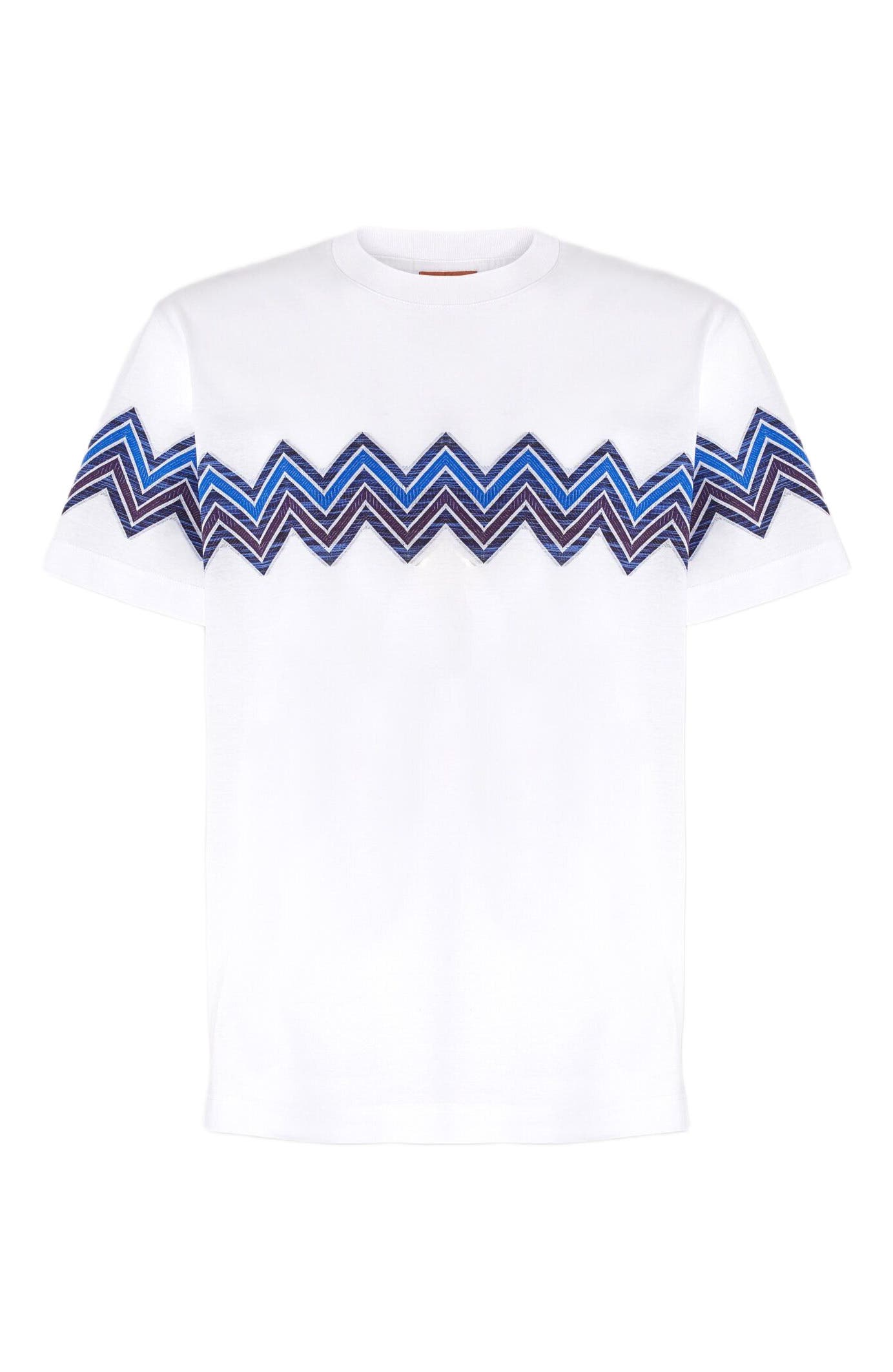 T-shirt With Maxi Chevron Insert - image 2