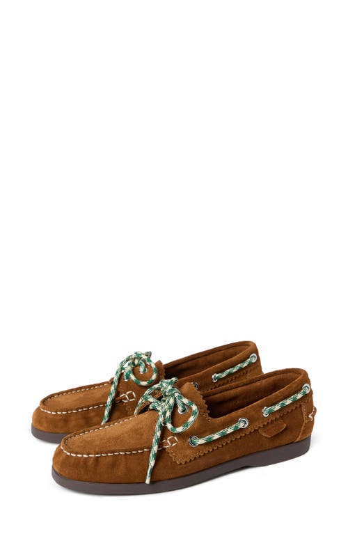 Loeffler Randall Franco Boat Shoe In Brown