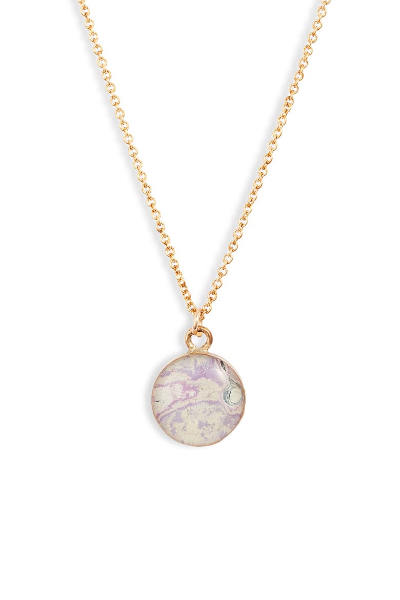 Amy Pendant Necklace, Main, color, LAVENDAR