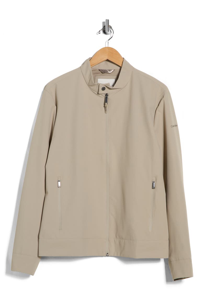 Stretch Woven Golf Jacket, Alternate, color, VINTAGE KHAKI
