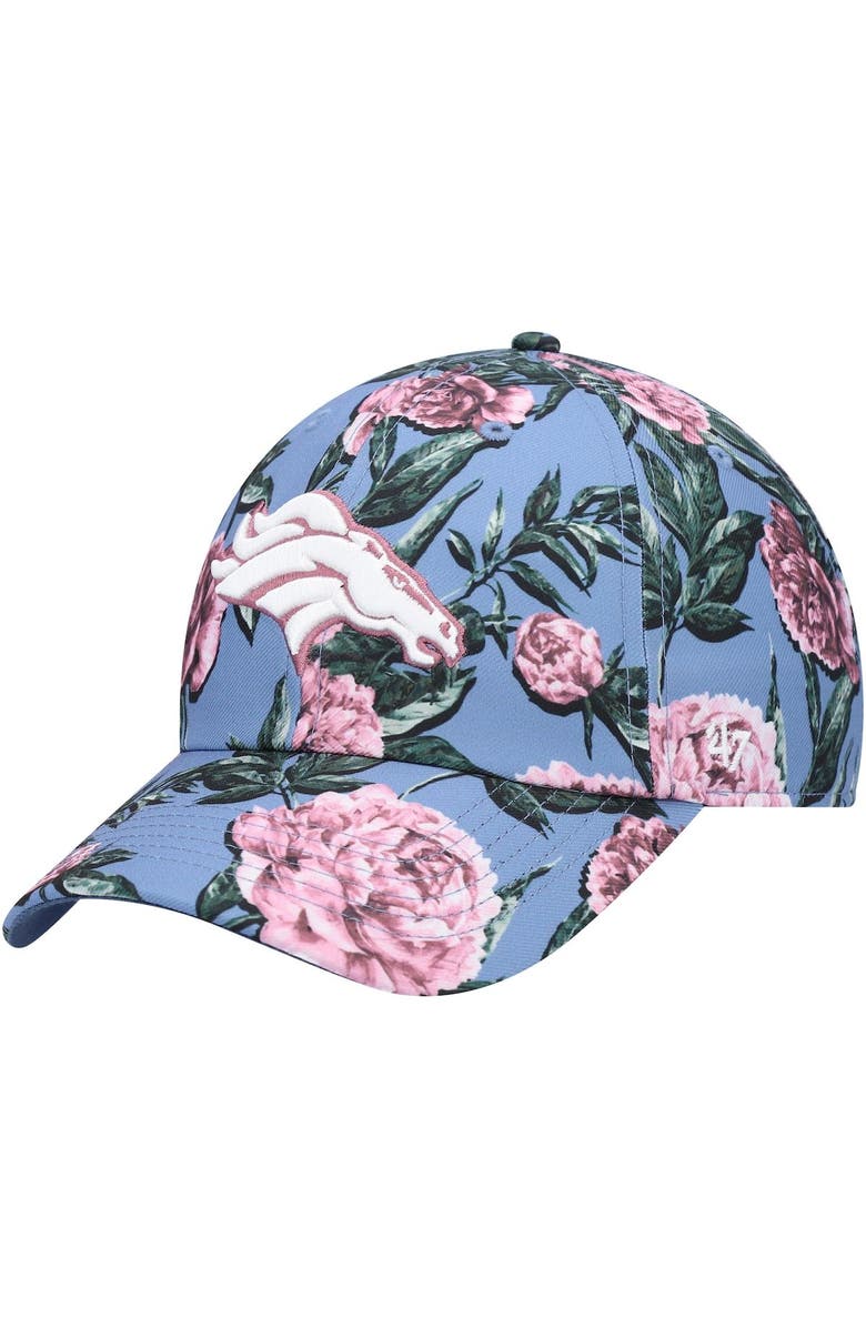 '47 Women's '47 Blue Denver Broncos Peony Clean Up Adjustable Hat, Main, color, 