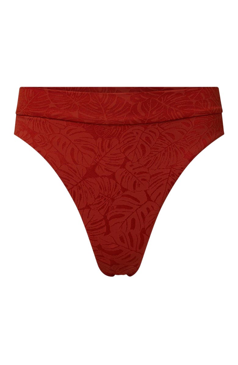 Onia Ivy Bikini Bottom, Alternate, color, Dark Red