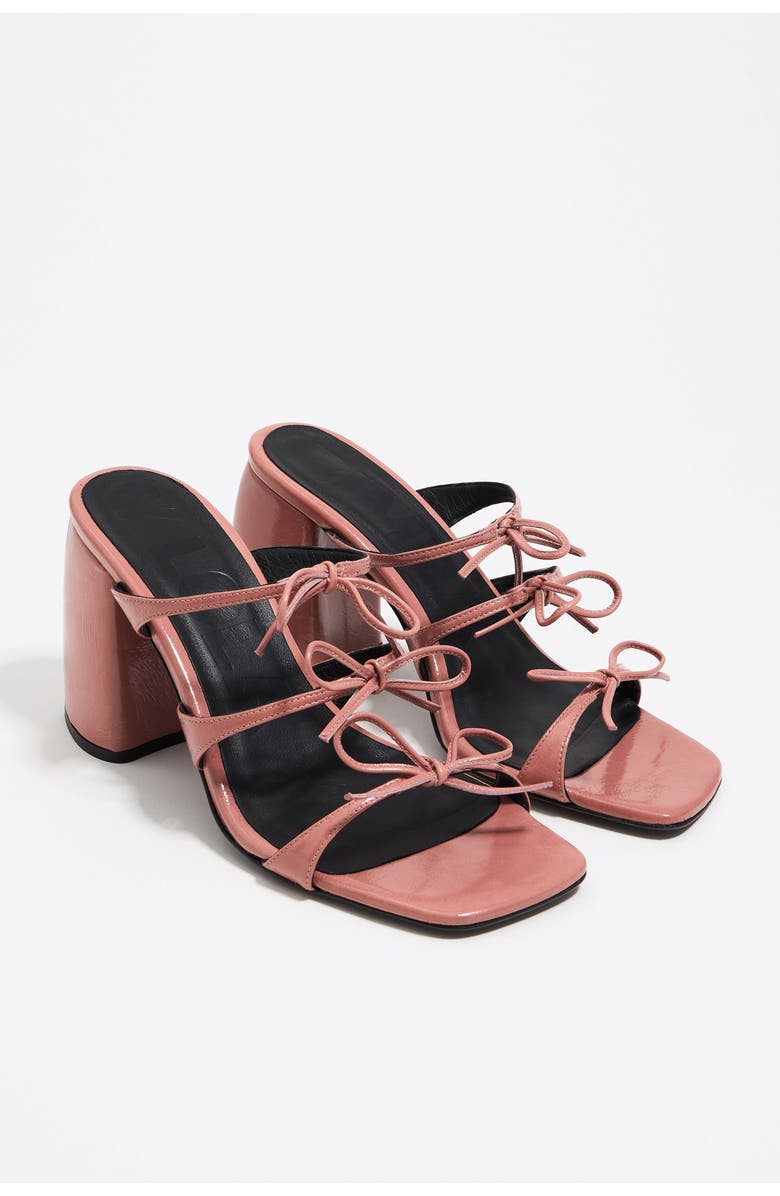 Bimba y Lola Leather Heel Sandal, Alternate, color, Pastel Pink