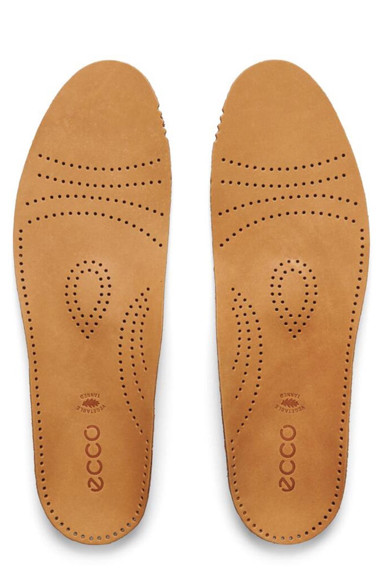 ECCO Support Premium Leather Insole, Main, color, Lion