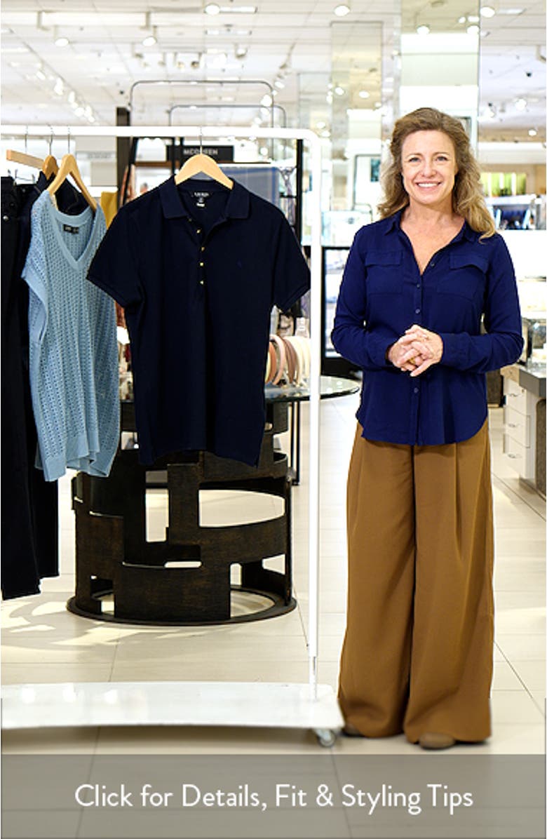 Stretch Cotton Piqué Polo Shirt, sales video thumbnail