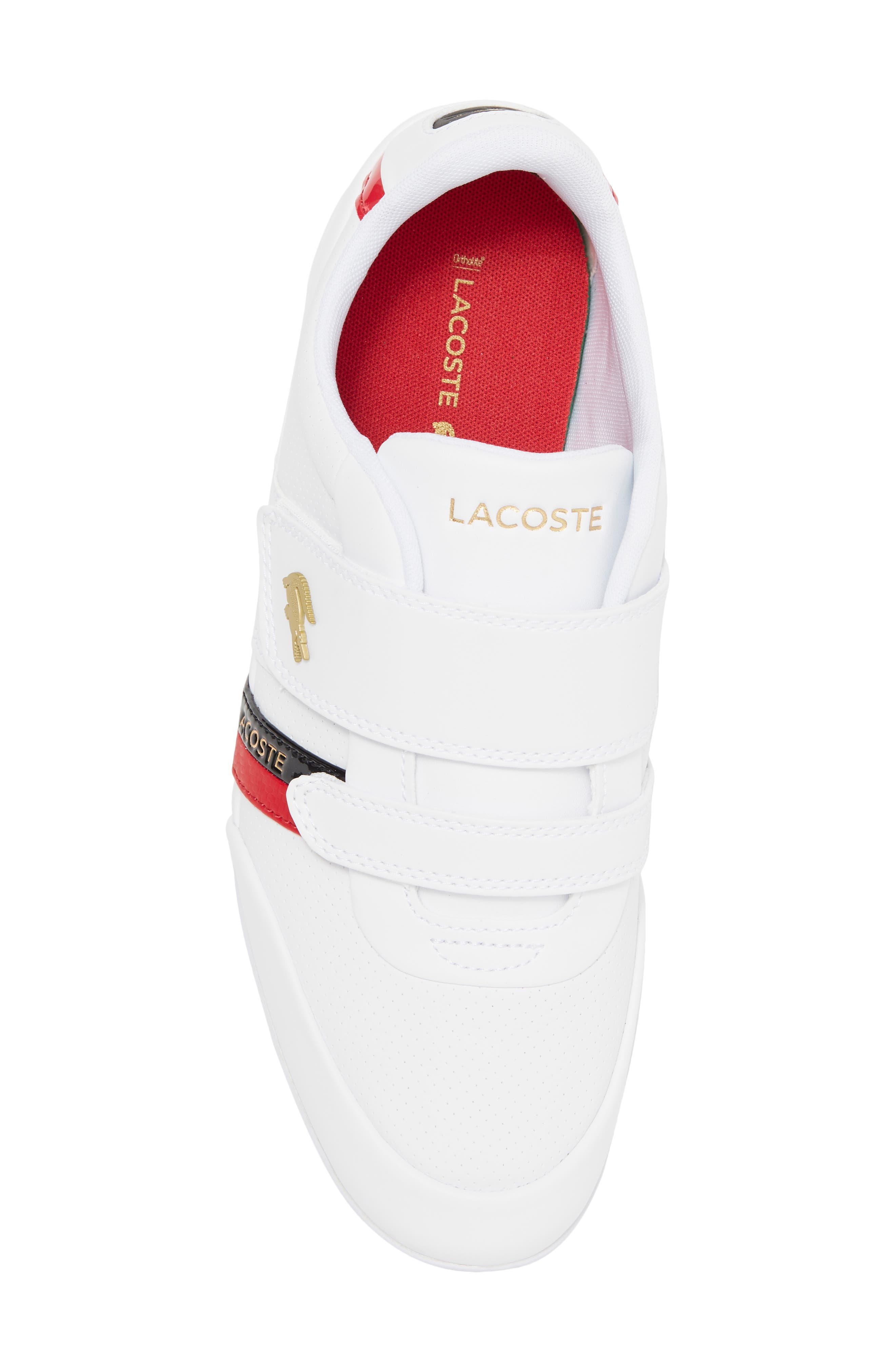 Lacoste Misano Strap Euro Sneaker, Alternate, color, 