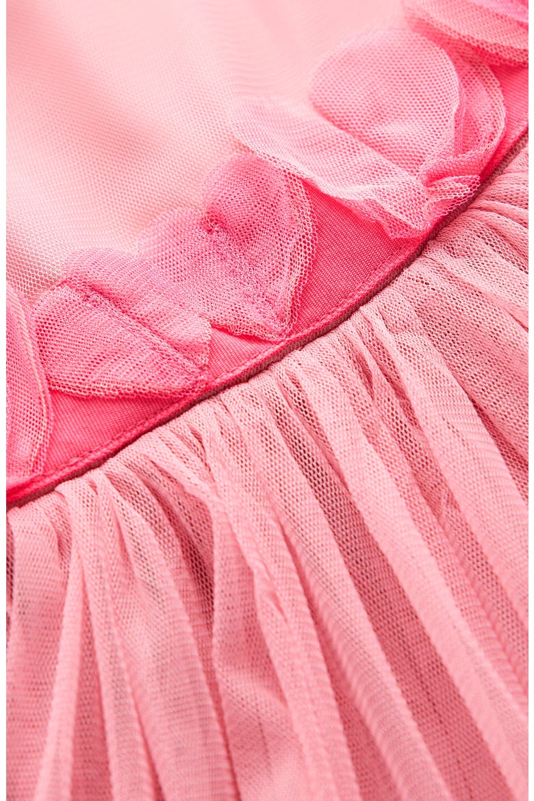 Kids' Ruffle Hem Tulle Dress, Alternate, color, VINTAGE PINK
