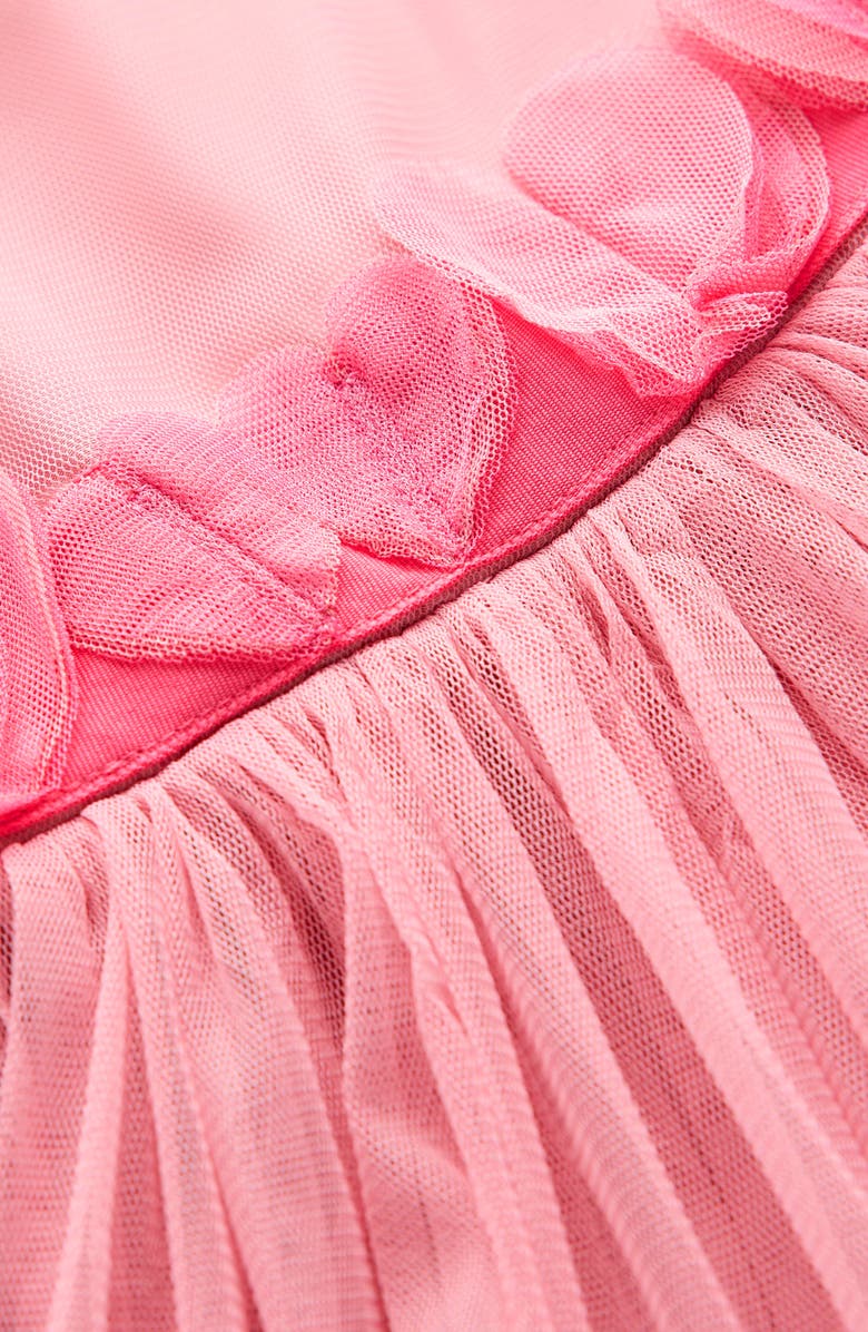 Mini Boden Kids' Ruffle Hem Tulle Dress, Alternate, color, 