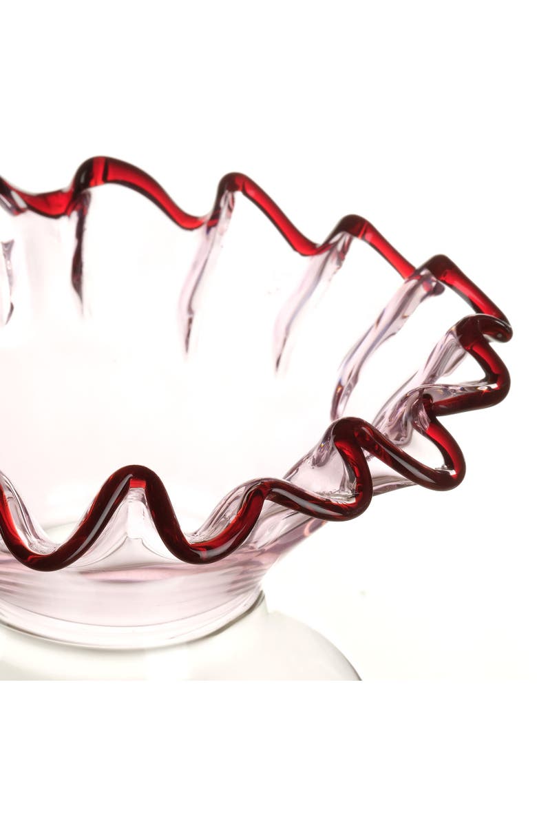 Zsa Zsa Zsu Nanjing  Borosilicate Glass Vase 2 Pcs Set, Alternate, color, White