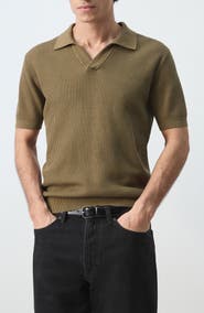 MANGO Cotton Piqué Polo