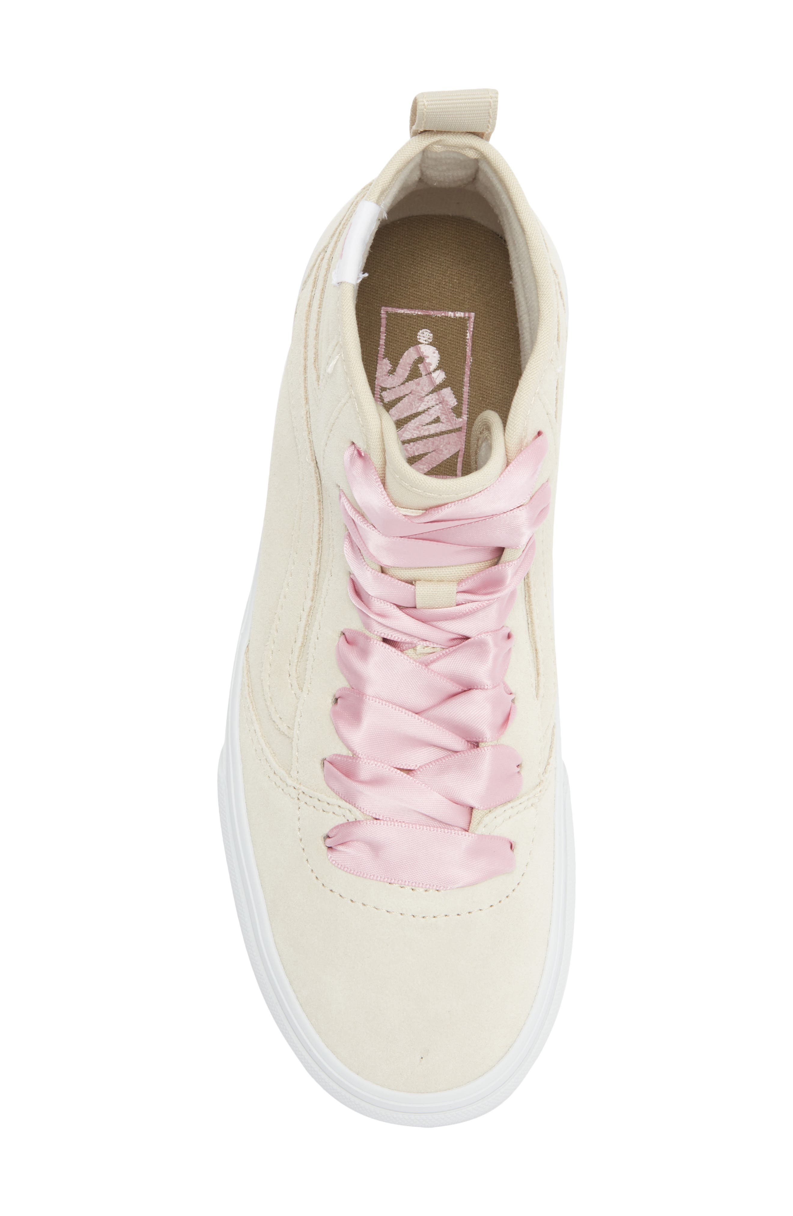 Vans Ashwood High Top Sneaker, Alternate, color, Satin Lace Oatmeal