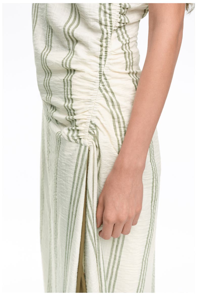 Sleeveless Fitted Midi Dress, Alternate, color, GREEN