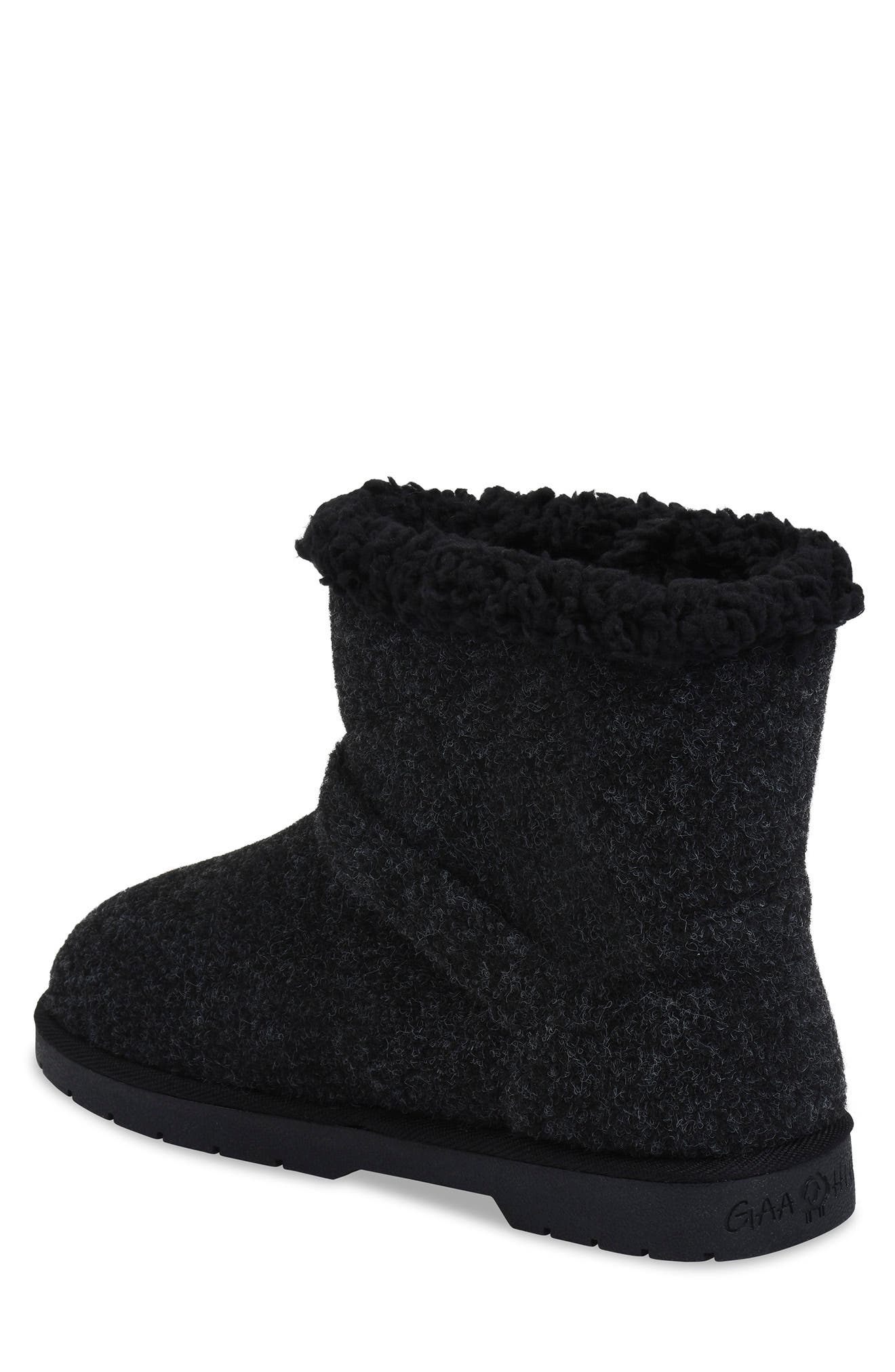 GAAHUU Buckled Faux Shearling Lined Boot, Alternate, color, 
