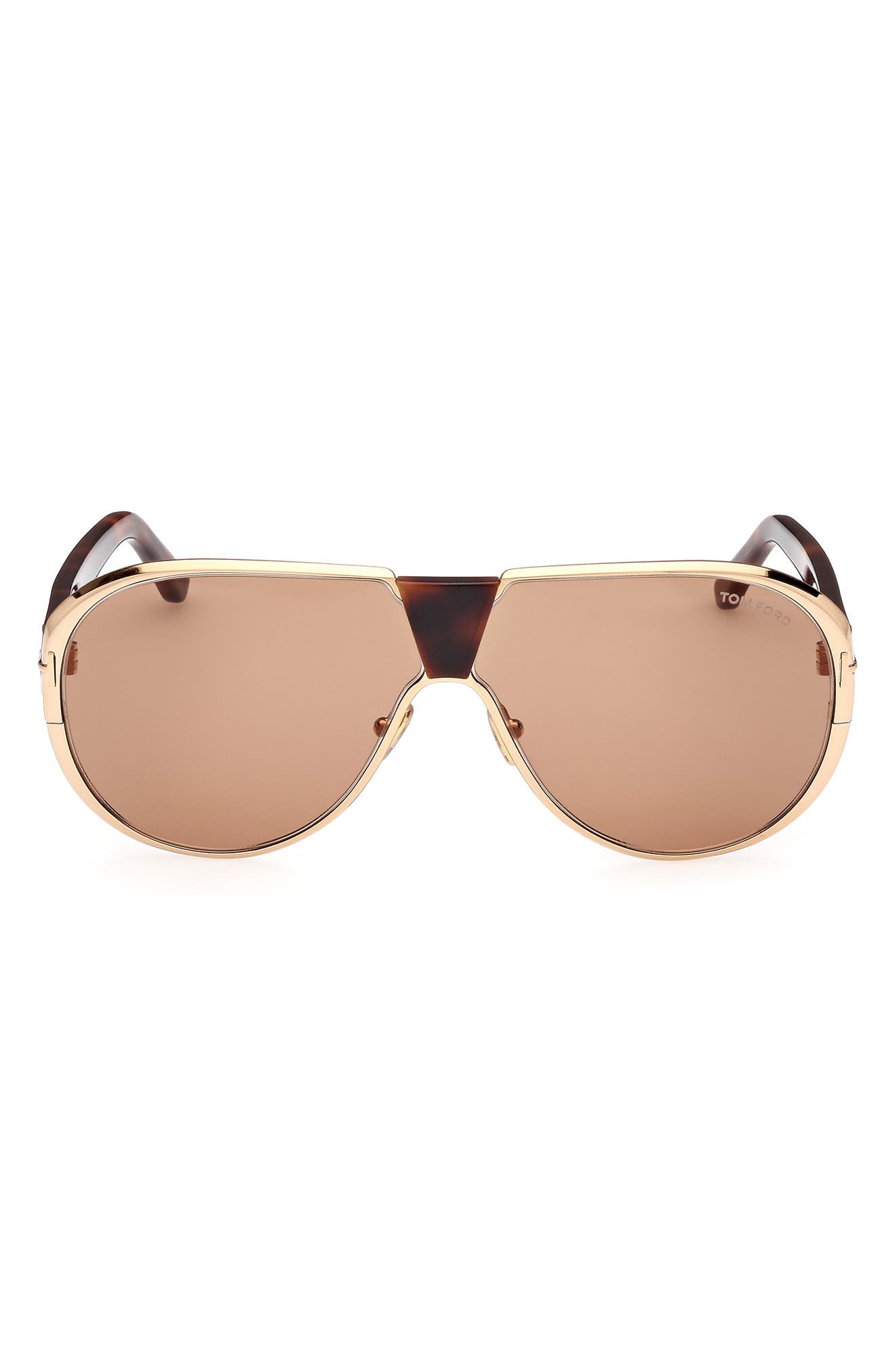 TOM FORD Vincenzo 64mm Pilot Sunglasses