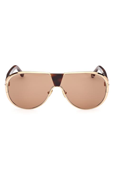 Vincenzo 64mm Pilot Sunglasses