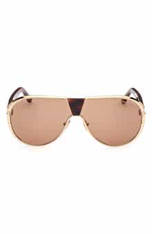 TOM FORD Vincenzo 64mm Pilot Sunglasses