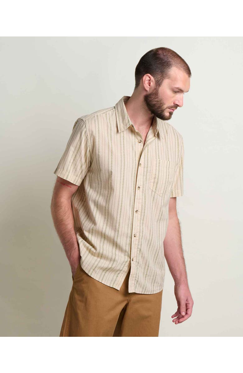 Toad & Co Fletch Shirt, Main, color, Salt Vertical Print