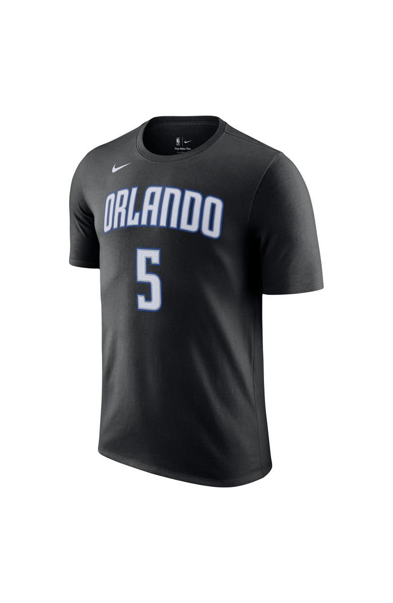 Nike Men's Nike Paolo Banchero Black Orlando Magic Icon 2022/23 Name & Number T-Shirt, Alternate, color, Black