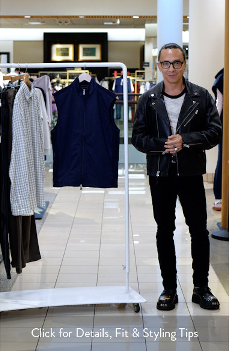 Lomond Check Zip-Up Vest, sales video thumbnail