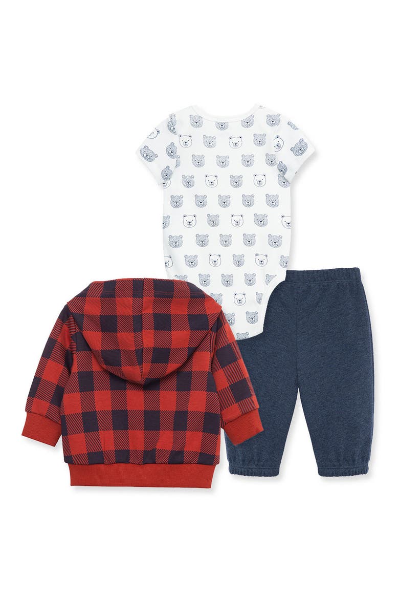 Bears Hoodie, Bodysuit & Joggers Set, Alternate, color, BLUE