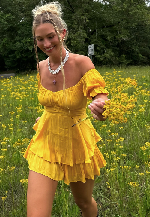 Sccollection Cora Necklace In Metallic