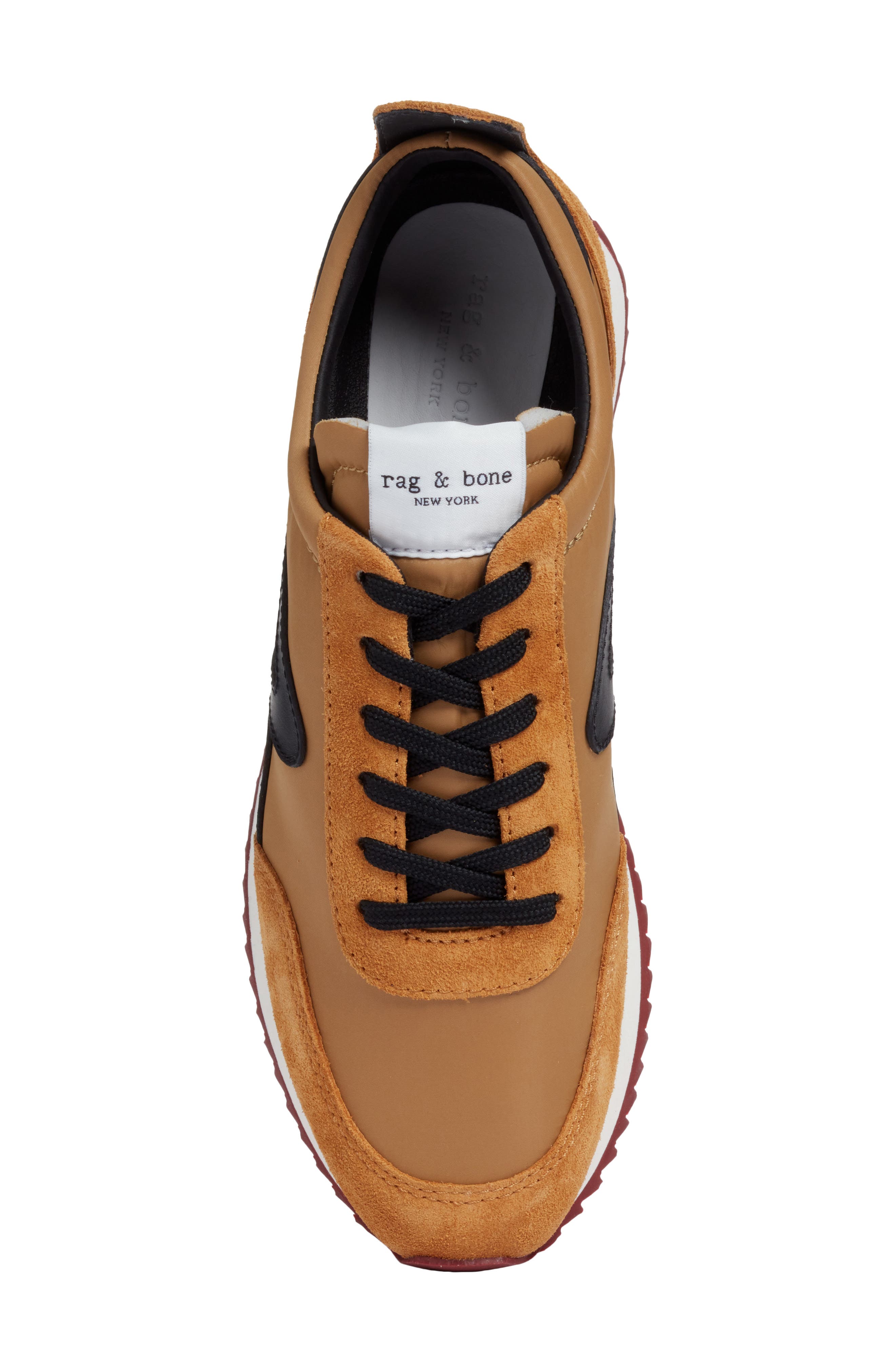 Retro Runner Sneaker, Alternate, color, MUSTARD