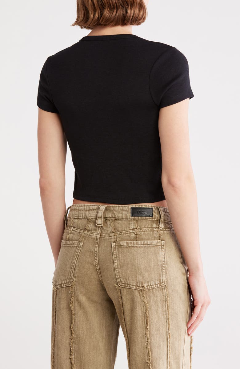 Ripple Junction Darling Script T-Shirt, Alternate, color, Black