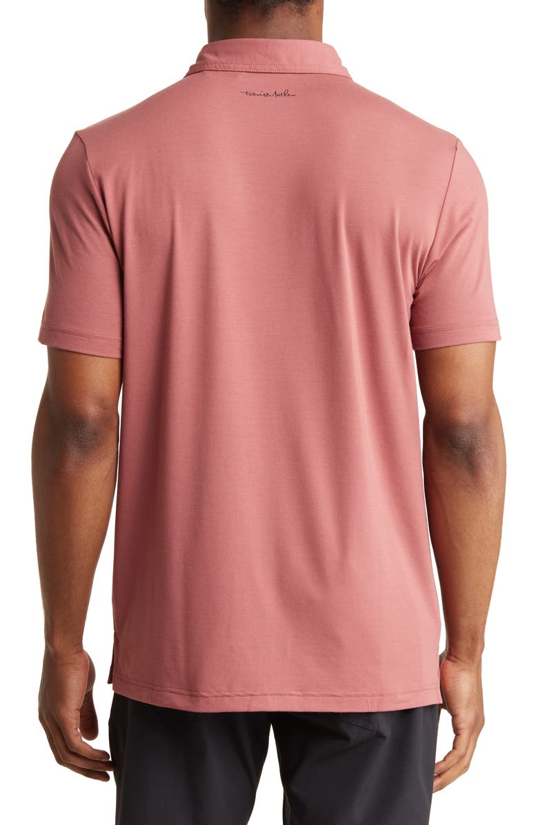 TravisMathew Garnacha Polo, Alternate, color, Roan Rouge