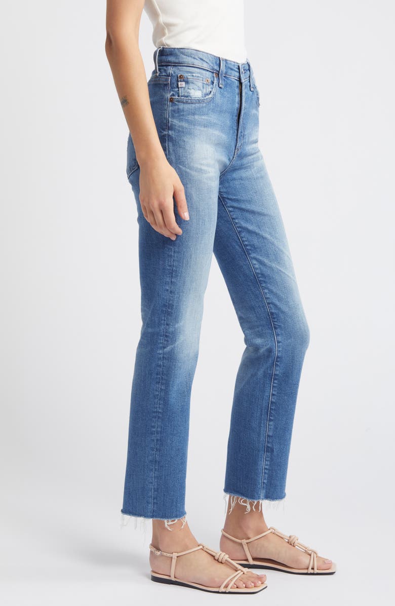 AG Saige Ankle Straight Leg Jeans, Alternate, color, 18 Years Providence