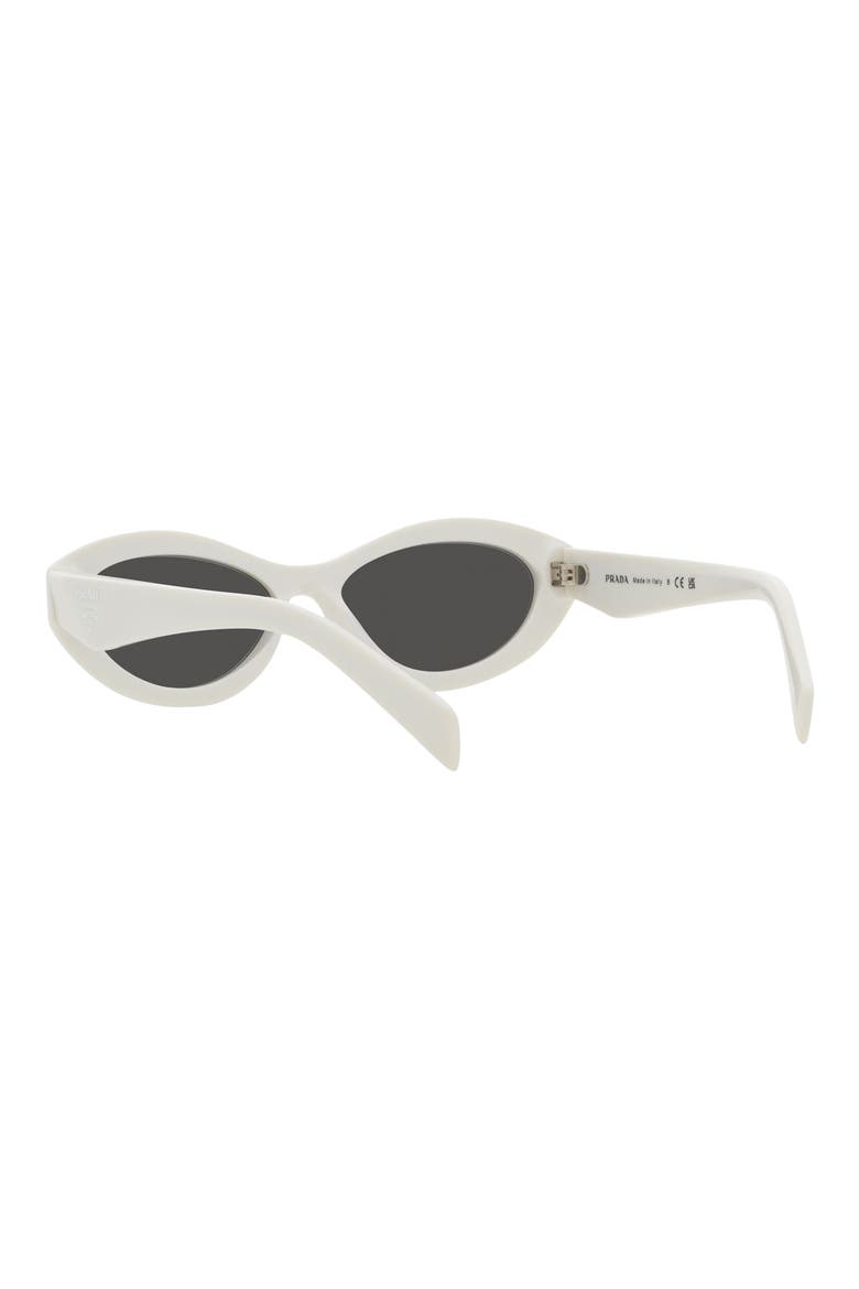 55mm Irregular Sunglasses, Alternate, color, BONE