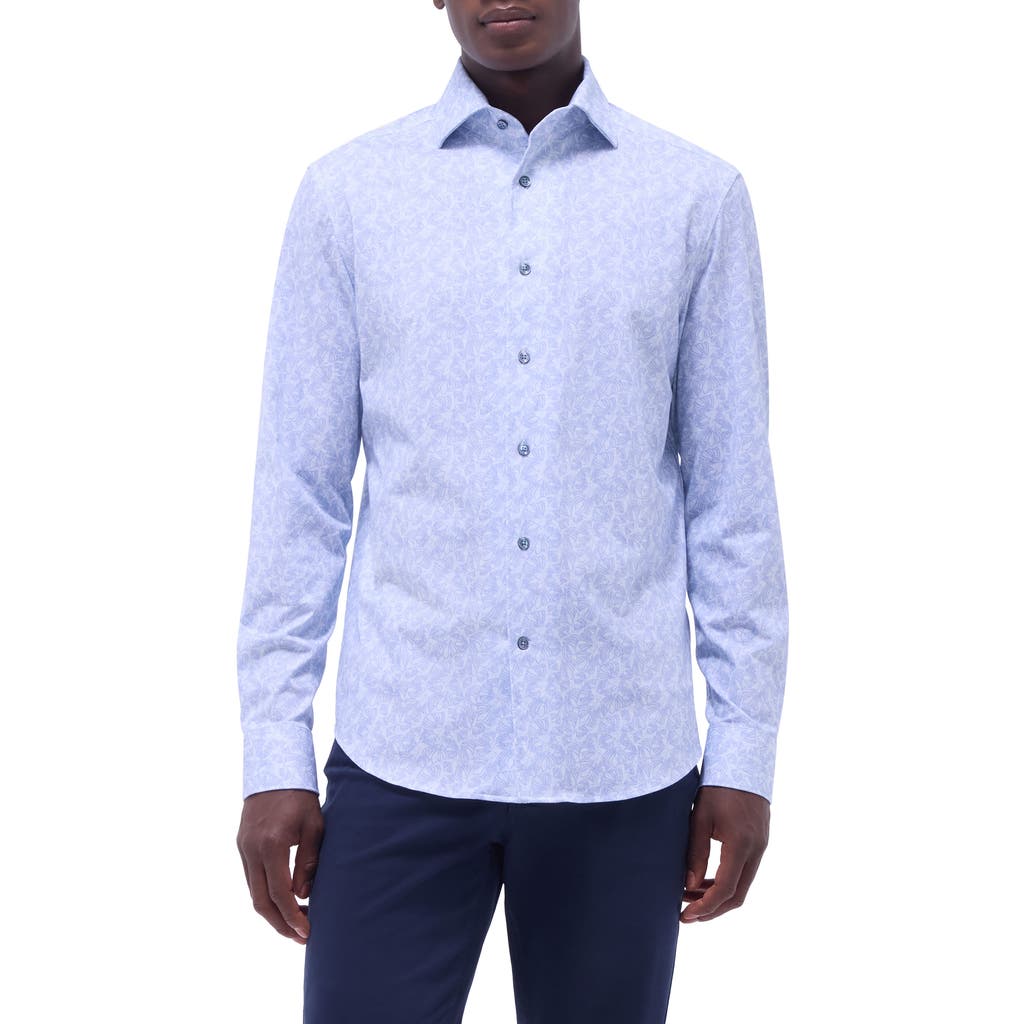 Bugatchi Devon Ooohcotton® Floral Button-up Shirt