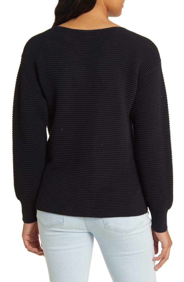 Tommy Bahama Bonita Sequin Rib Cotton Blend Sweater, Alternate, color, 