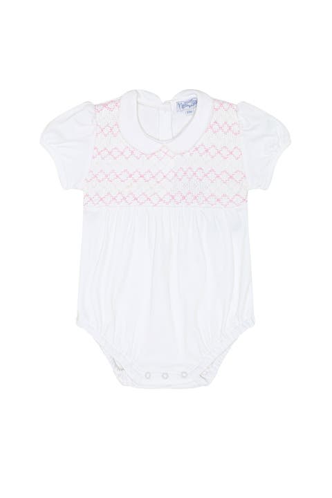 Signature Smocked Girls Bubble - Baby