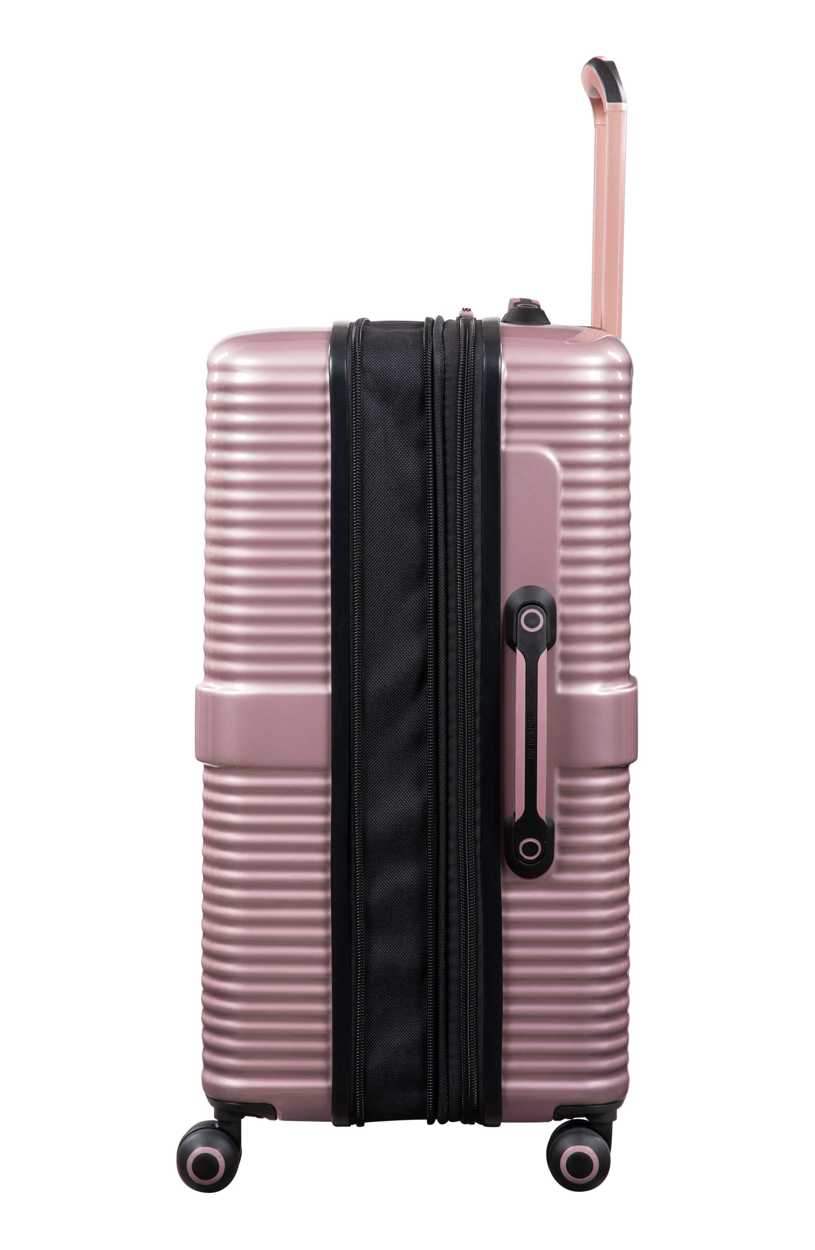 IT LUGGAGE Helixian 21-Inch Hardside Carry-On Luggage, Alternate, color, Metallic Rose Gold