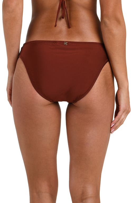 Sunshine 79 Ring Slash Bikini Bottoms In Brown
