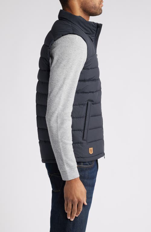 Fjall Raven Fjällräven Greenland Water Resistant Down Vest In Dark Navy