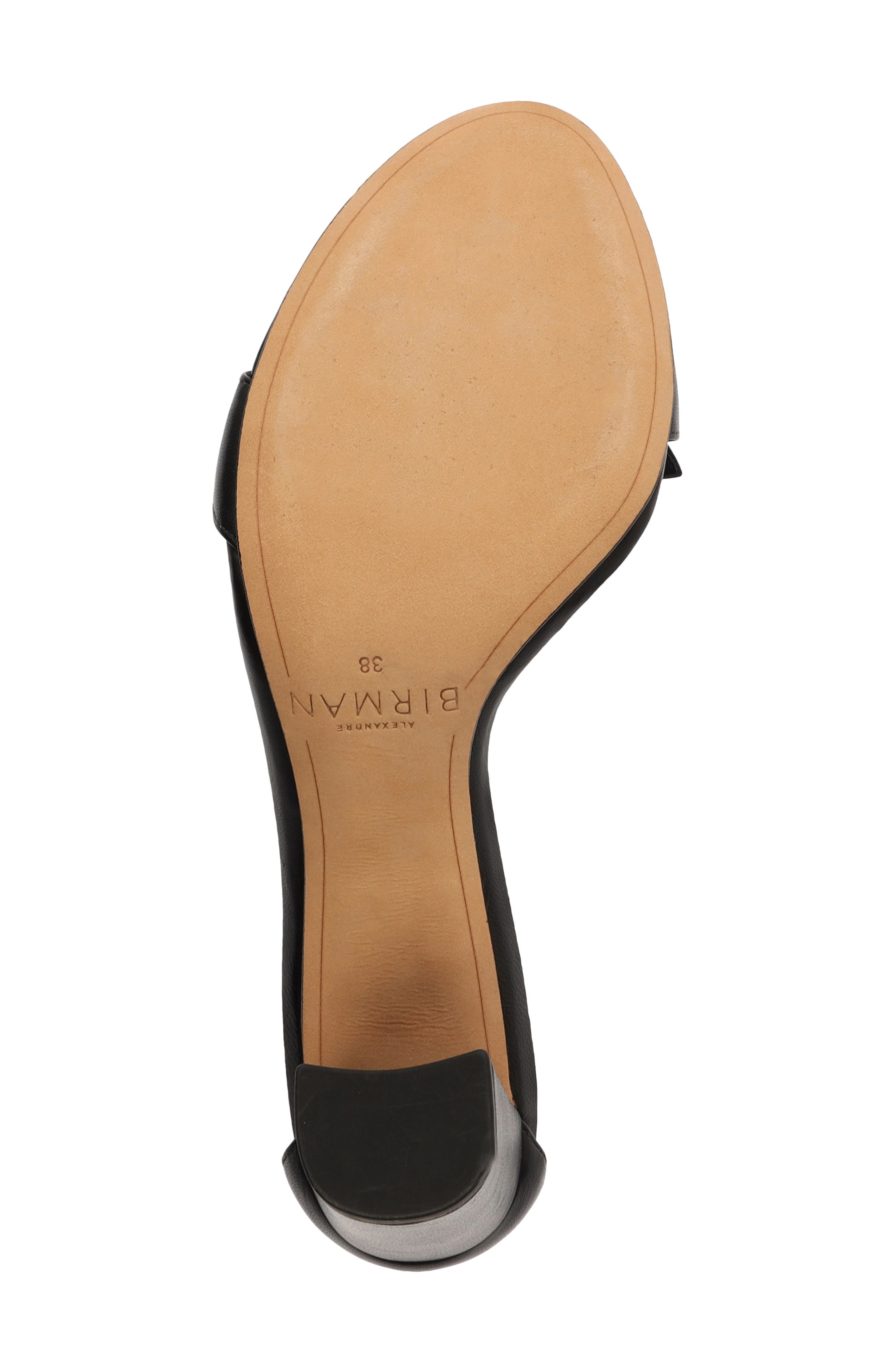 Alexandre Birman Clarita Metallic Sandal, Alternate, color, Black