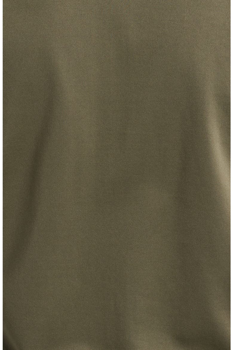 Chevron Double Knit Track Jacket, Alternate, color, DUSTY OLIVE
