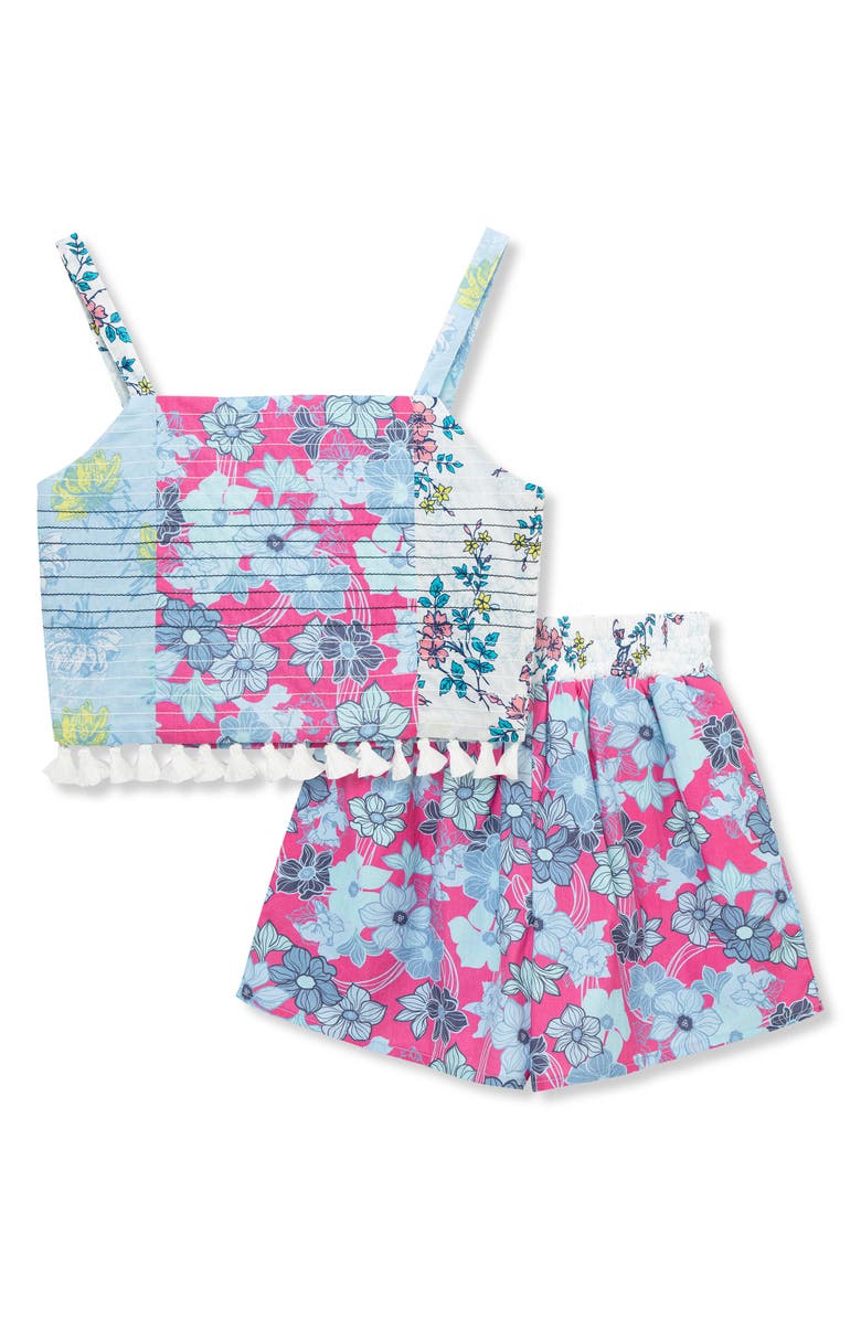 Truce Kids' Tassel Tank & Shorts Set, Main, color, Print