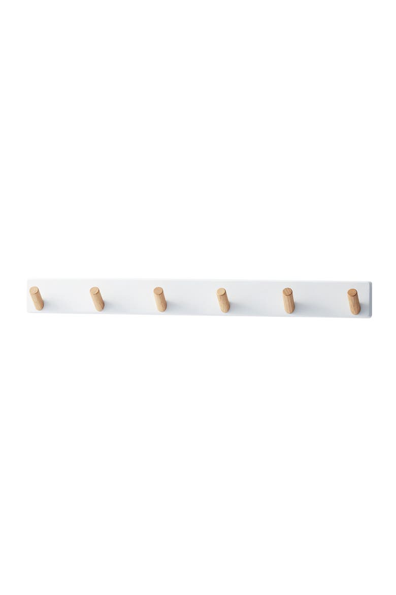 Wall Mounted Coat Rack, Main, color, WHITE