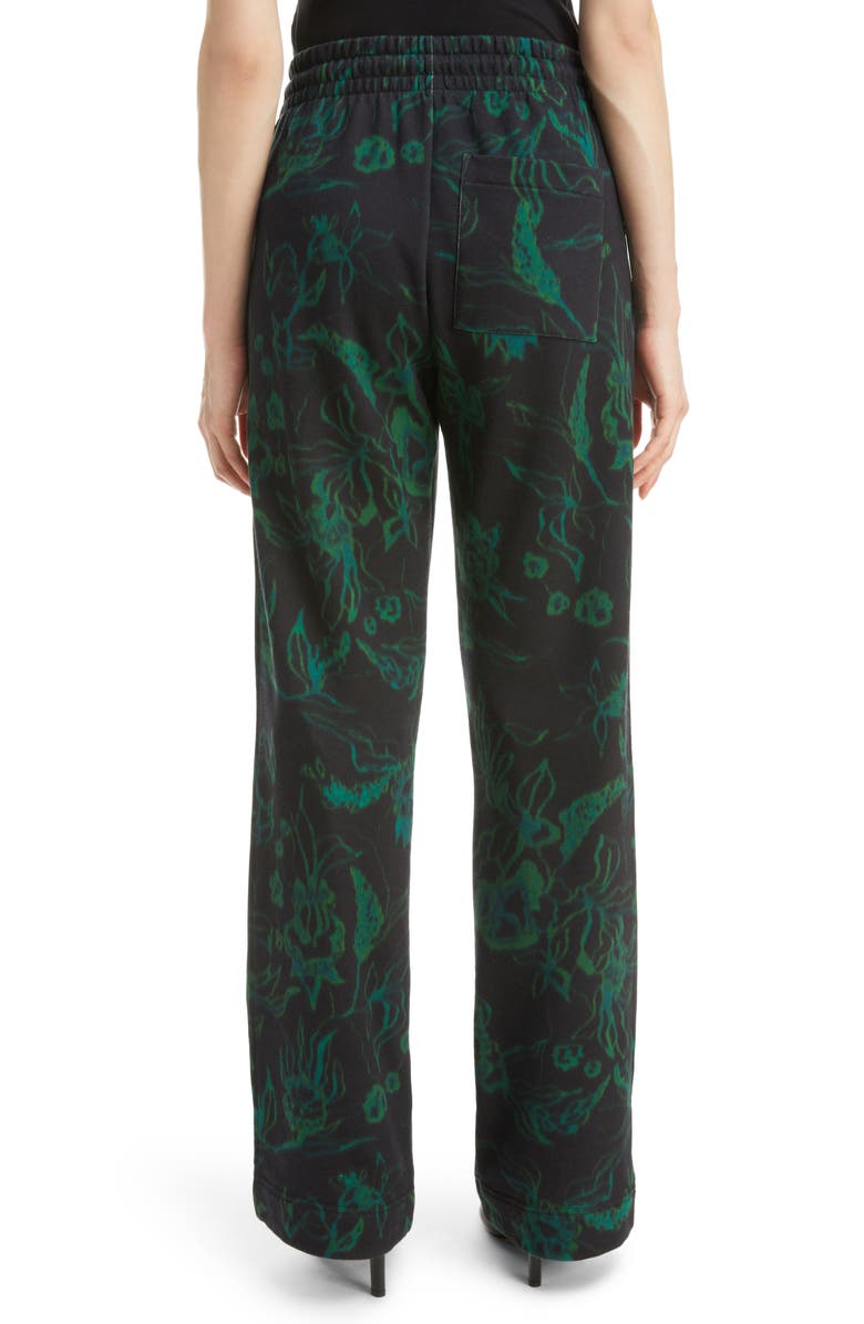 Dries Van Noten Women's Hamers Floral Print otton Sweatpants, Alternate, color, 