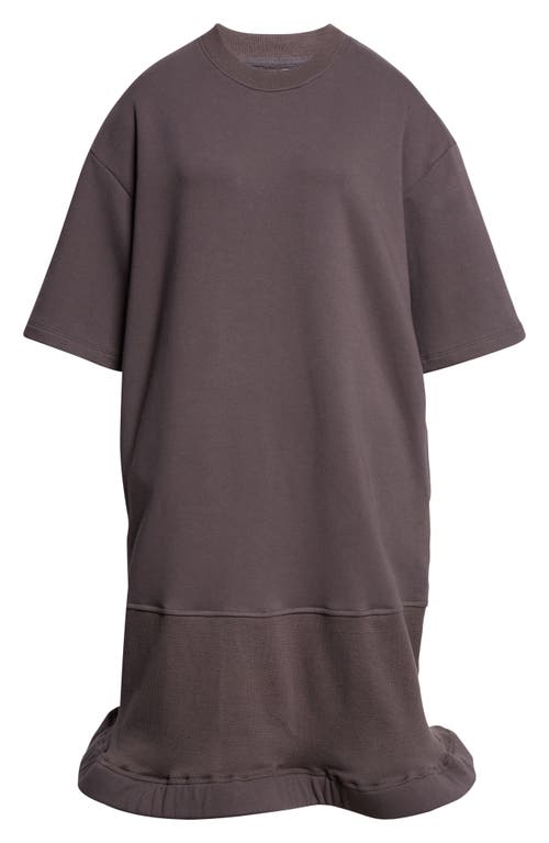 Melitta Baumeister Wavy Hem T-shirt Dress In Brown